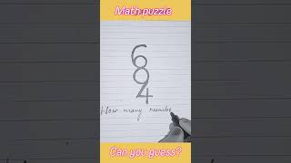 Math puzzle #shorts #shortsviral#mathtrick