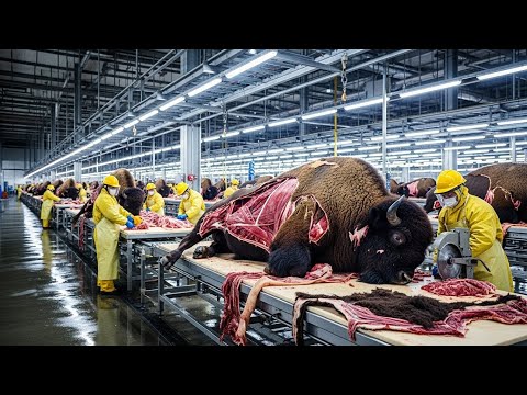 Inside a Bison Leather Factory – From Bison Hide to Leather Coats