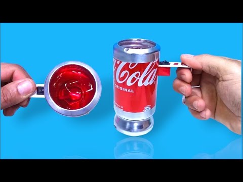 How to Make Amazing Mixer Magnetic Mug Using Soda Cans and recyclable materials.