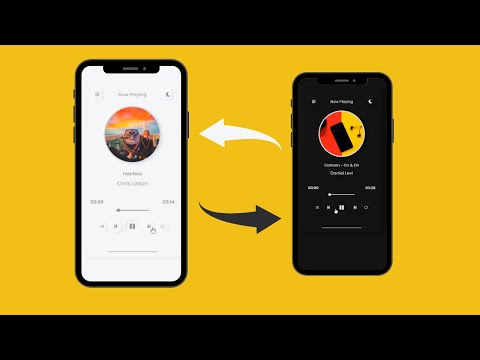 How to Make Music Player with Dark/Light Mode | Citrine Academy