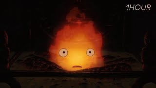 지브리 | 멍때리기 좋은 모닥불과 피아노 커버♪ | 1시간 연속재생 | Studio Ghibli Ost Piano Cover | Bgm | 1Hour | Playlist