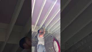 DIY Patio Ceiling (the above space is enclosed) #shorts