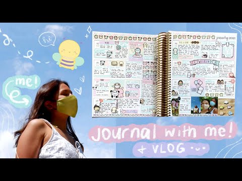 🤎 Journal w Me | 📹 VLOG #1 Collab with Morgan Plans 🤎