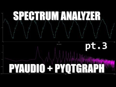 Let's Build an Audio Spectrum Analyzer in Python! (pt. 3) Switching to PyQtGraph