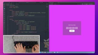 ASMR Coding - OTP Input Fields  - No Talking