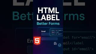 Use Label For for Better HTML Forms | Web Dev Tip in 60s