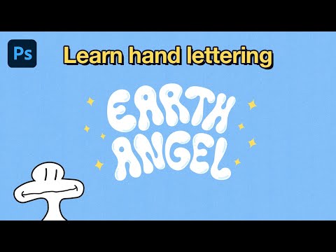 How to draw bubbly custom typography