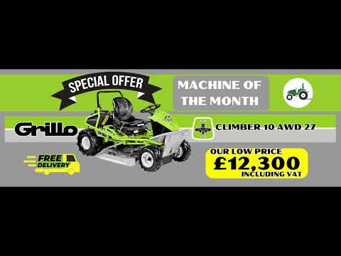 Grillo 10 AWD 27 ONLY £12,300 Limited time offer.