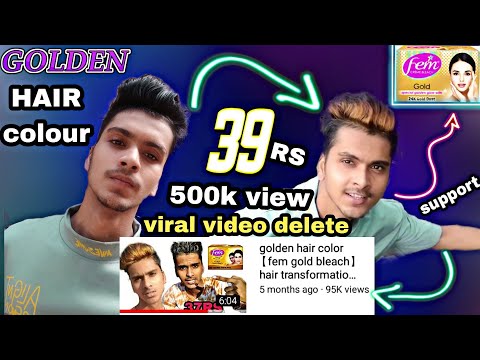 golden hair colour hair transformation fem gold bleach 40RS hair colour mens hair colour