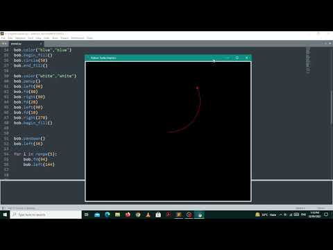 How To Make Captain America's Shield With Python Turtle!! #shorts #trending #trend #coding #python