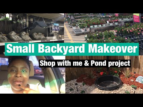 Backyard Makeover Part 1 | Garden shop with me | At Home Store Shop with me |