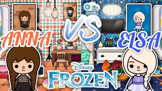 Elsa VS Anna Frozen Room Makeover | Toca Boca