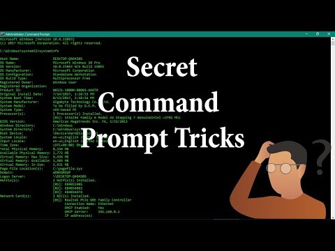 Secret New Command Prompt (CMD) Tricks