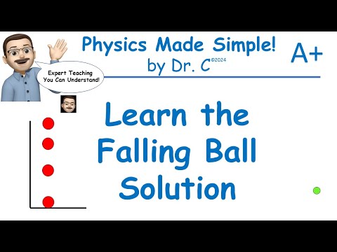 Dr. C's Phys 101: Falling Body Velocity & Time #physics #maths #Limits #viral physics videos