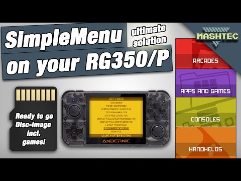 RG350/P - Ready To Go Disk Image feat. SimpleMenu incl. Games and HDMI-out