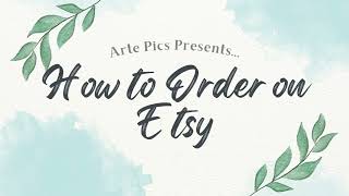 How To Order On Etsy