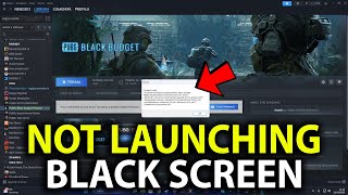 PUBG: Black Budget | Not Launching / Fix Black Screen / Startup Crash - HOW TO FIX