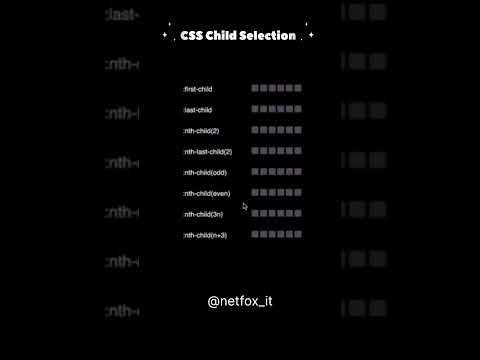 Css child selection #coding #coding #htmlwebsite #websitedesign #htmlcsswebsite #code #htmlcss