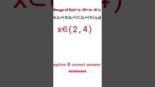 range of a function #range #eapcet2025 #eapcetmaths #shortcuts #modulusfunction #asquaremathsacademy