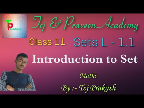 Class 11 || Maths NCERT || Ch-1 || Set Lecture 1.1 || For Cbse State Boards JEE(Mains & Advance) NDA