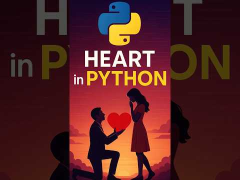 Heart Star Pattern in Python 💖 | Easy ASCII Art Tutorial#Python #Coding #LearnToCode