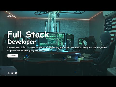 Create a Website With 4K Video Background | HTML & CSS