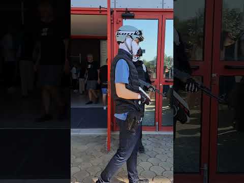 LDF changing of the guard at AnimeCon #animecon #cosplay #airsoft #loadout