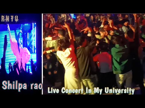 Shilpa rao Live Concert In Vishwarang(College fest)|Kamli kamli song#rabindranathtagore #rntu #song