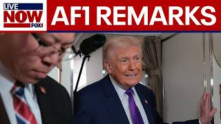 Trump talks Iran, Ex-Prince Andrew, & more on AF1