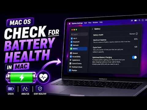 How to Check Battery Health in macOS | Easy Step-by-Step Guide