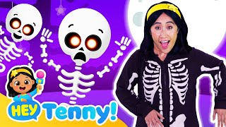 🎃💀 Chumbala Cachumbala Dance | Halloween Nursery Rhymes | Educational Video for Kids | Hey Tenny!