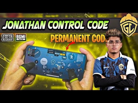 3.4 UPDATE JONATHAN CONTROL CODE 🔥| JONATHAN SENSITIVITY CODE🤩🔥| #jonathan #sensitivity