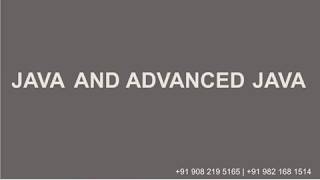 Advanced Java training