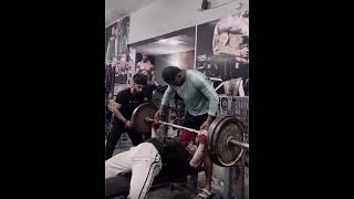 15YO sub junior 🇮🇳 equipped bench 150 kg X 3  💀💀(16 this oct )  #trending #powerlifter #piindia