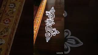 #simplerangoli #sideborders #muggulu #art #borderrangoli #sideborderdesigns #aashritareddymuggulu