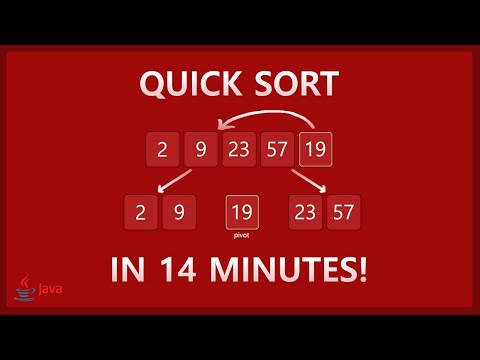 Quick Sort -  Easy Implementation (Java)