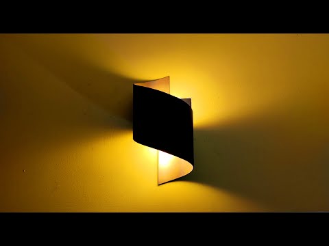 PVC Fancy Lamp | wall lamp making with pvc pipe