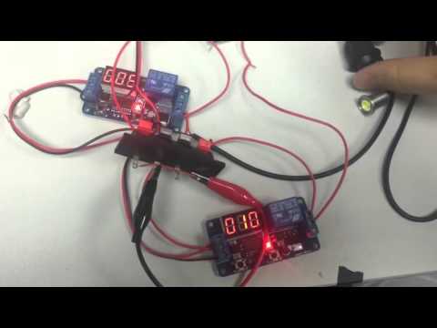2 time delays to make LED On Off looping