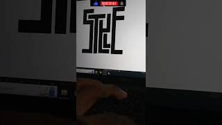 STYLE logo design process 🔥❤ #logo #branding #viral