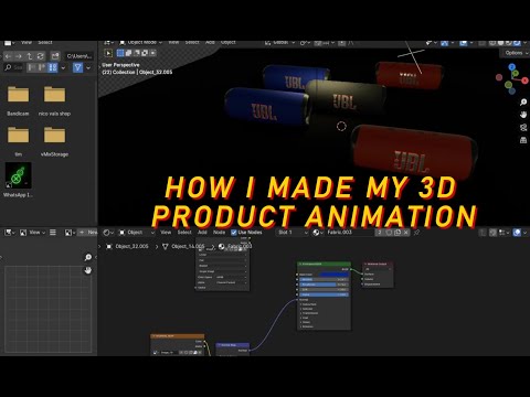 TIMELAPSE OF HOW I MADE MY 3D JBL ANIMATION