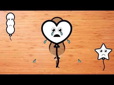 Wrong Wooden Slots With Different Crying Balloons -  Coloring For Kids
