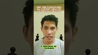 Ano ang Pagkakaiba ng Content creator sa Digital Creator #usefulvlog #usefultips