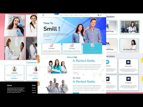 How to Create Responsive Hospital Website Using HTML CSS