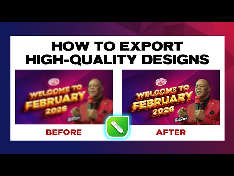 HOW TO EXPORT HIGH-QUALITY IMAGES FROM CORELDRAW || Quick Design Tips!