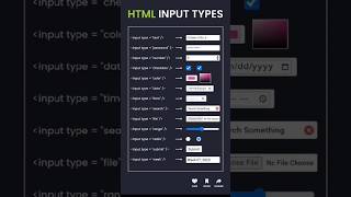 HTML Form Design in 30 Seconds | Beginner to Pro | JavaScript Form Validation in 1 Minute All Input