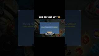 AI IS COPYING US? 😳 #mlbb mobilelegends