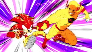 Sonic vs Reverse Flash -  (DC x Sonic the Hedgehog) Sprite Animation #29