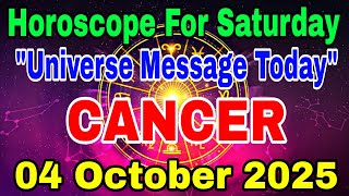 Cancer Horoscope 4 October 2025 | Daily Zodiac Astrology Reading for USA
