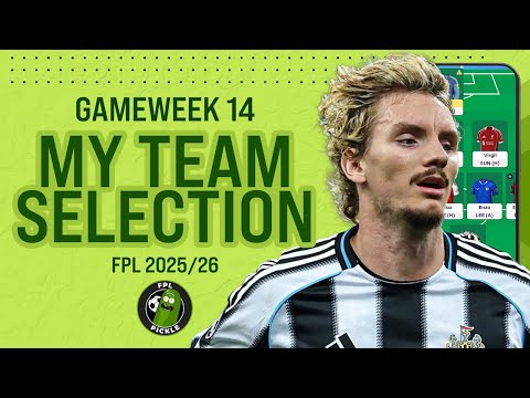 MY FPL GW14 TEAM SELECTION 📢 | SARR + SENESI OUT!!! 🚨 | Fantasy Premier League 2025/26