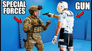 8 Martial Artists Try to Disarm a Gun